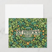 Ierse Shamrock Viering Design (Voorkant / Achterkant)