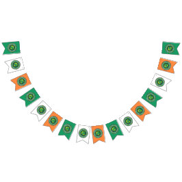 Ierse shamrock vlaggetjes