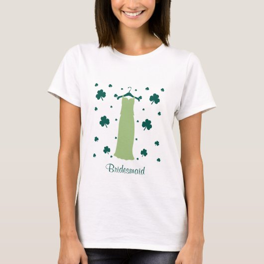 Ierse Shamrocks bruidsmeisje jurk (Voorkant)