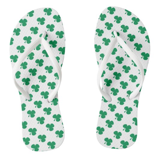 Ierse Shamrocks Clovers Teenslippers (Voetbed)