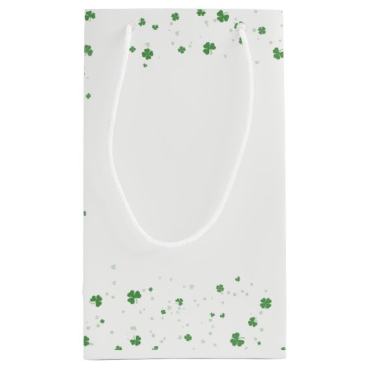 Ierse Shamrocks en Rainbow Pot Klein Cadeauzakje (Achterkant)