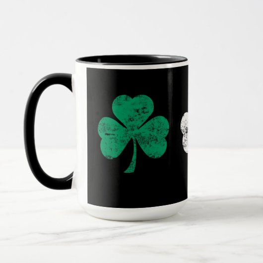 Ierse Shamrocks Koffiemok Mok (Links)