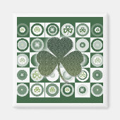 Ierse shamrocks magneten (Voorkant)