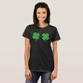 Ierse shamrocks St Patrick's Day 1 T-shirt (Voorkant volledig)