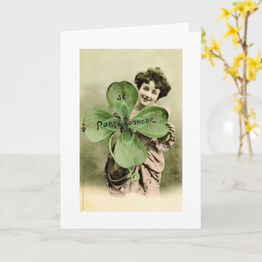 Ierse Shenanigans Kaart (Gele Bloem)