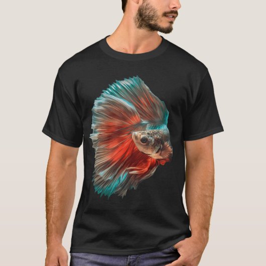 Ierse Siamese Betta Vis T-shirt (Voorkant)