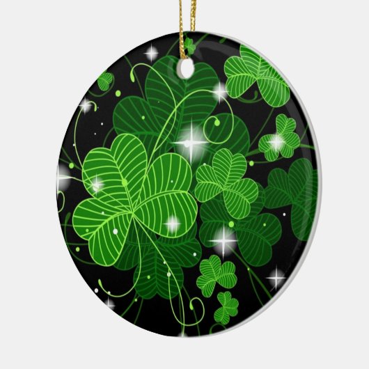 Ierse sierplant keramisch ornament (Links)