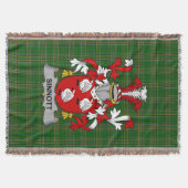 Ierse Sinnott of Synnott wapenschild Familiewapens Deken (Voorkant)