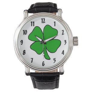 Ierse sjamrocken horloge