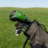 Ierse Skelet Clown Monogram Golfheadcover (Insitu)