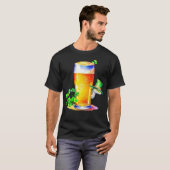 Ierse slangen & St. Patrick's Day Bier T-shirt (Voorkant volledig)