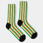 Ierse SOCRATES, patriottische Ierse vlag mode Sokken (Rechts)