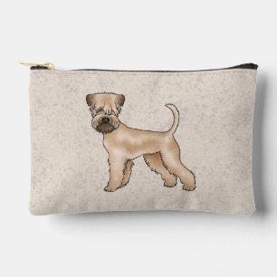 Ierse Soft-Coated Wheaten Terrier Schattige Cartoo Etui