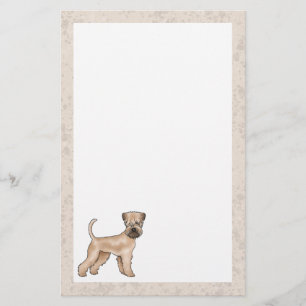Ierse Soft-Coated Wheaten Terrier Schattige Hond B Briefpapier