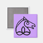 Ierse sportpaard magneet (Voorkant / Achterkant)