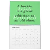 Ierse spreekwoorden kalender (Jan 2027)