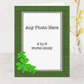 Ierse spreuk op St. Patrick's Day kaart (Gele Bloem)