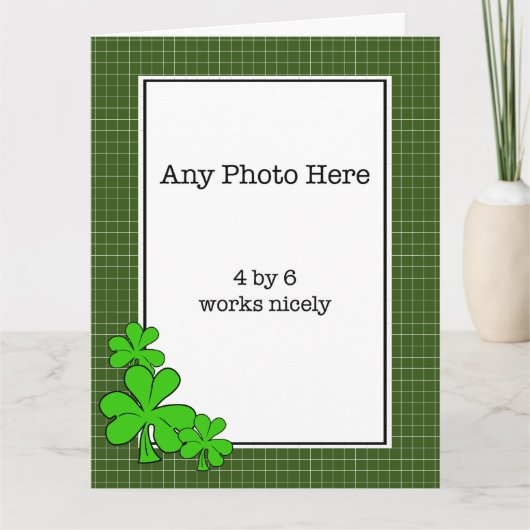 Ierse spreuk op St. Patrick's Day kaart (Voorkant)