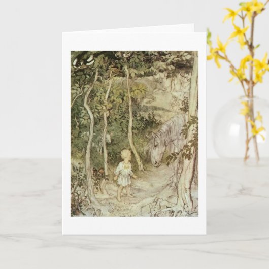 Ierse Sprookjes (Spatie binnen) Kaart (Gele Bloem)