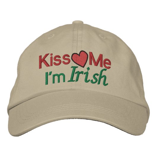 Ierse St. Pat. Hat Geborduurde Pet (Voorkant)