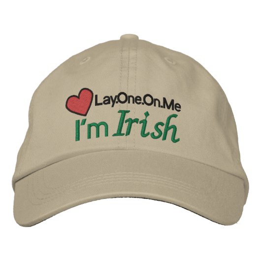 Ierse St. Pat. Hat Geborduurde Pet (Voorkant)
