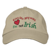 Ierse St. Pat. Hat Geborduurde Pet (Voorkant)