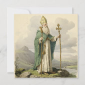 Ierse St. Patrick religieuze sympathie condoleance Bedankkaart (Voorkant)