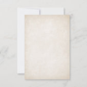 Ierse St. Patrick's bruiloft RSVP Kaartje (Achterkant)