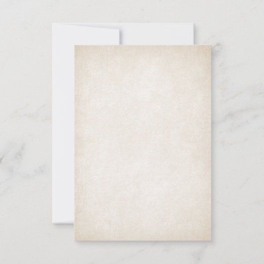 Ierse St. Patrick's bruiloft RSVP Kaartje (Achterkant)