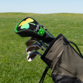 Ierse St Patrick's Day Custom Ontworpen Shamrock Golfheadcover (Insitu)