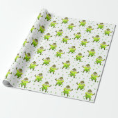 Ierse St. Patrick's Day Gift Cadeaupapier (Uitgerold)