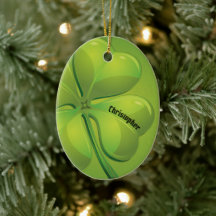 Ierse St. Patrick's Day Green Shamrock Personalise