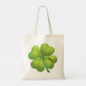 Ierse St. Patrick's Day Green Shamrock Personalise Tote Bag (Achterkant)