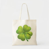 Ierse St. Patrick's Day Green Shamrock Personalise Tote Bag (Voorkant)