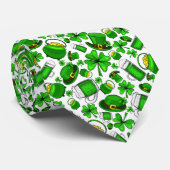 Ierse St. Patrick's Day halsdoek Stropdas (Opgerold)