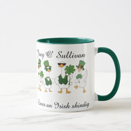 Ierse St Patty's Dag Aangepaste Grappige Mok (Rechts)