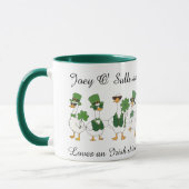 Ierse St Patty's Dag Aangepaste Grappige Mok (Links)