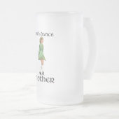 Ierse Stepdans Moeder - Groen Matglas Bierpul (Voorkant rechts)