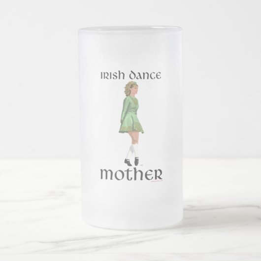 Ierse Stepdans Moeder - Groen Matglas Bierpul (Center)