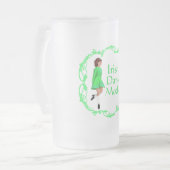 Ierse Stepdans Moeder - Groen Matglas Bierpul (Voorkant links)