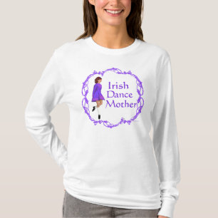 Ierse Stepdans Moeder - Paars T-shirt
