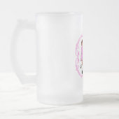 Ierse Stepdans Moeder - Roze Matglas Bierpul (Links)
