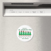 Ierse Stepdans viert St. Patrick's Day Magneet (Insitu (Vaatwasser))