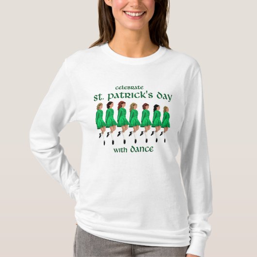 Ierse Stepdans viert St. Patrick's Day T-shirt (Voorkant)