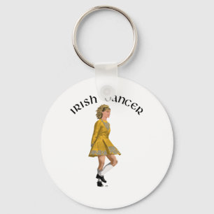 Ierse Stepdanser - Gouden Jurk Sleutelhanger