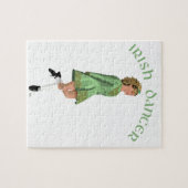 Ierse Stepdanser - Groen Legpuzzel (Horizontaal)