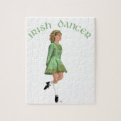 Ierse Stepdanser - Groen Legpuzzel (Verticaal)
