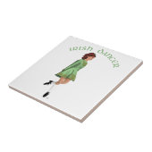 Ierse Stepdanser - Groen Tegeltje (Zijkant)
