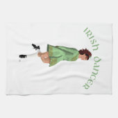 Ierse Stepdanser - Groen Theedoek (Horizontaal)