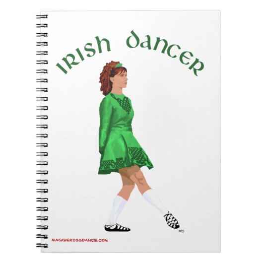 Ierse Stepdanser Journaal - Zachte Schoenen Notitieboek (Voorkant)